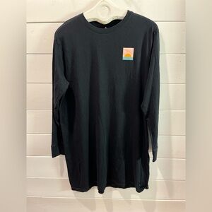 🖤 RIPZONE – Black Long Sleeve Graphic Tee XL